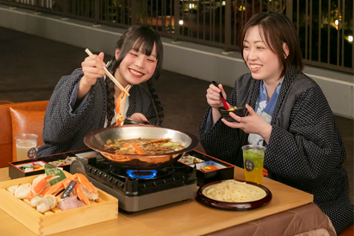 Outdoor Restaurant BBQ & KOTATSU Hot Pot